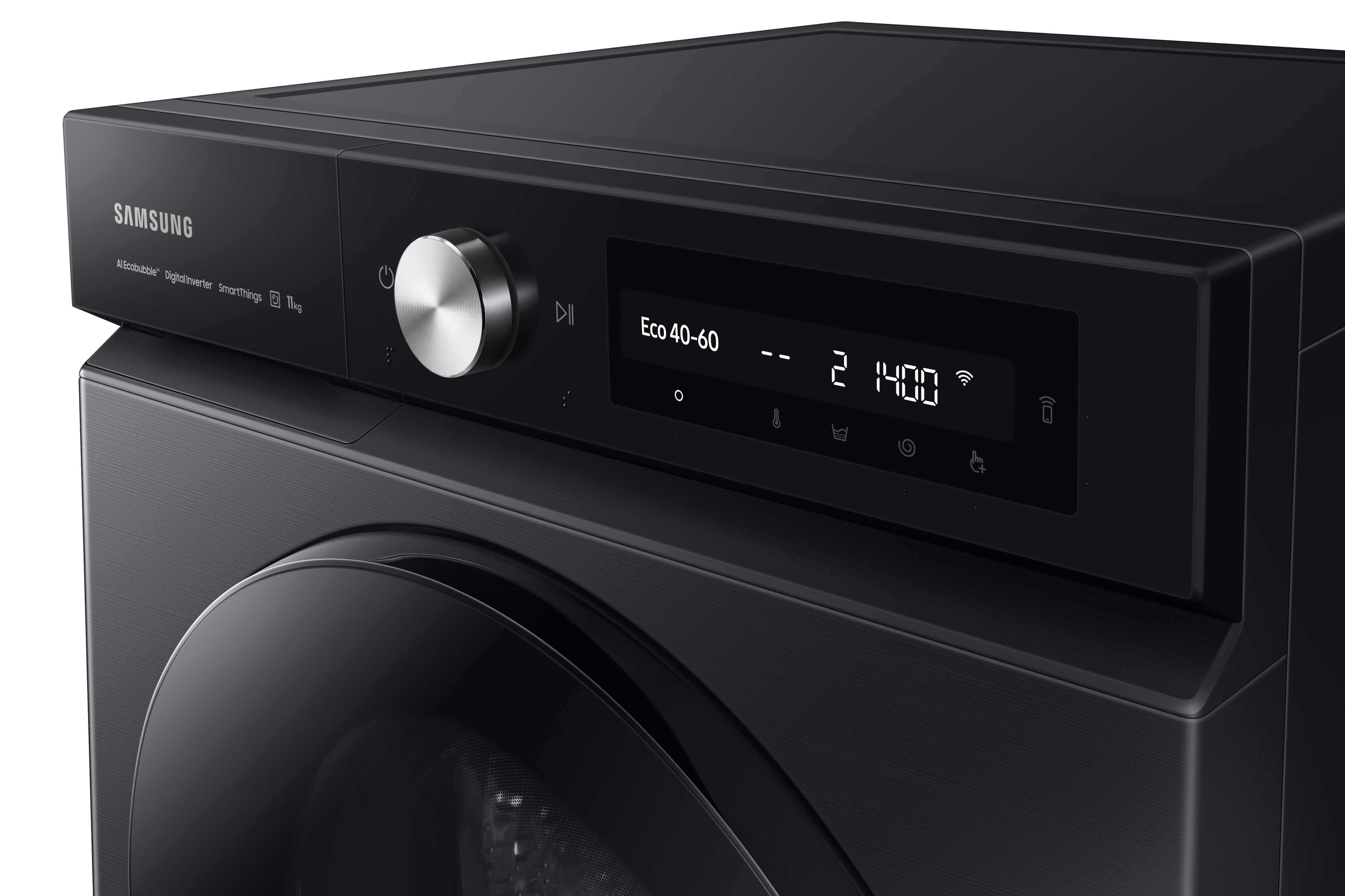 SAMSUNG Lave-linge frontal Bespoke AI EcoBubble (WW11BB704AGBS2)