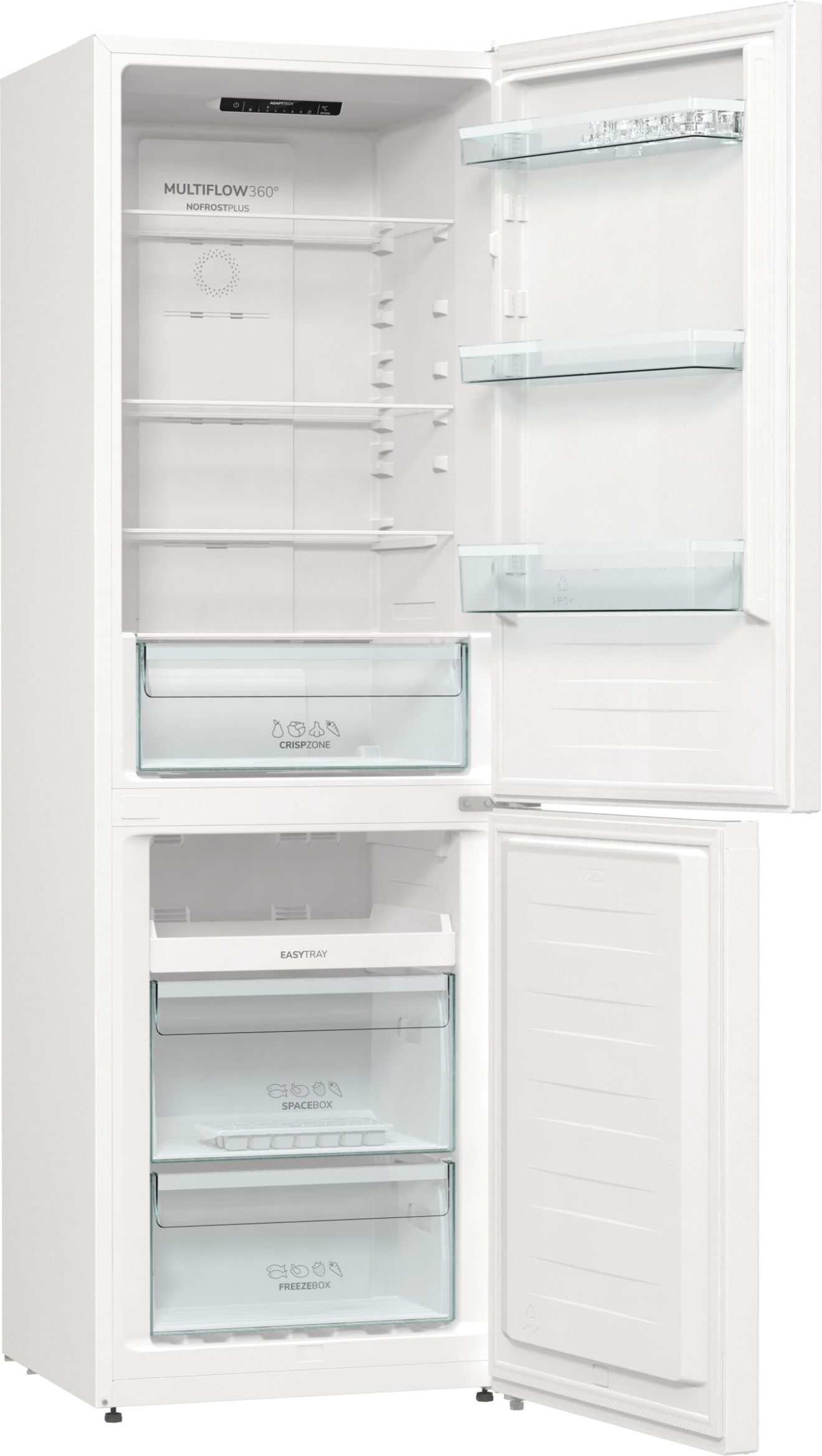 GORENJE NRK6191PW4 No Frost kombinált hűtőszekrény