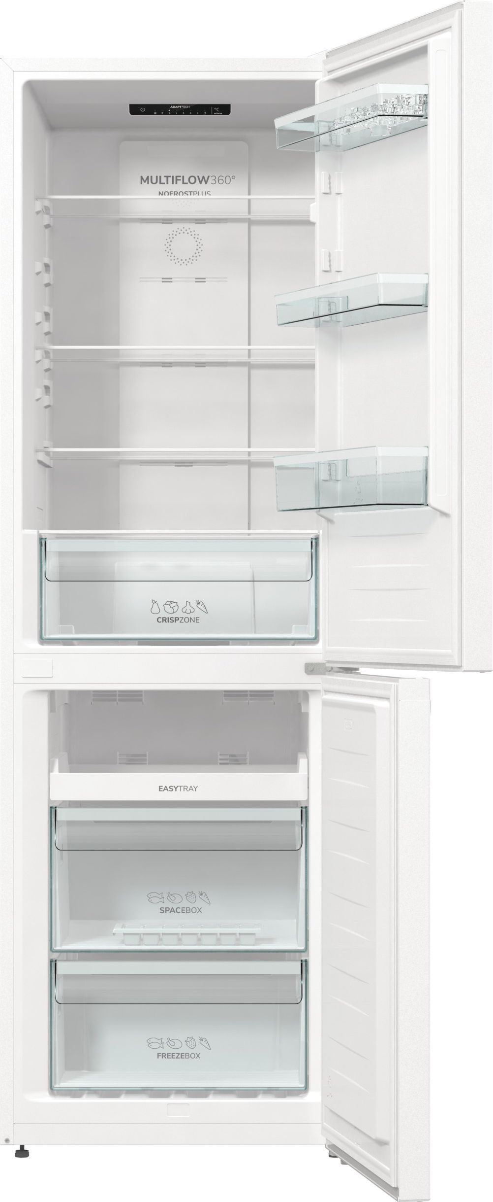 GORENJE NRK6191PW4 No Frost kombinált hűtőszekrény