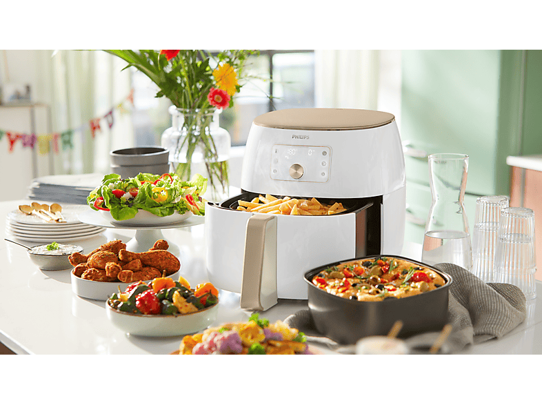 PHILIPS Premium XXL Yağsız Fritöz Beyaz HD9870/20_7