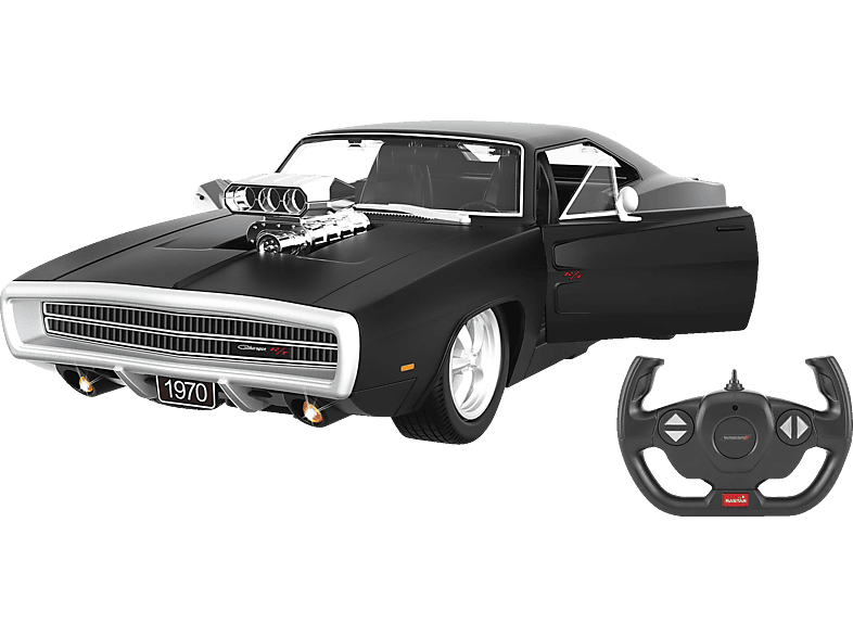 JAMARA KIDS Dodge Charger R/T 1970 1:16 2.4GHz Tür manuell R/C Spielzeugauto, Schwarz