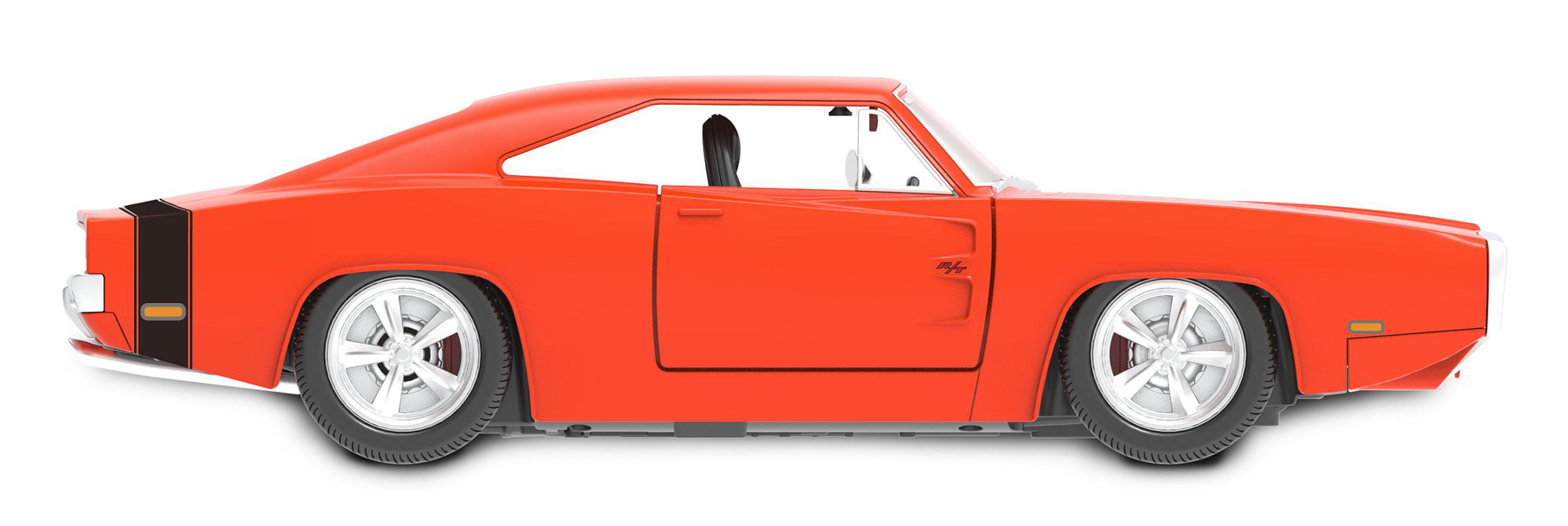 JAMARA KIDS Dodge Tür R/C Rot Charger manuell rot 1970 2,4GHz R/T Spielzeugauto, 1:16