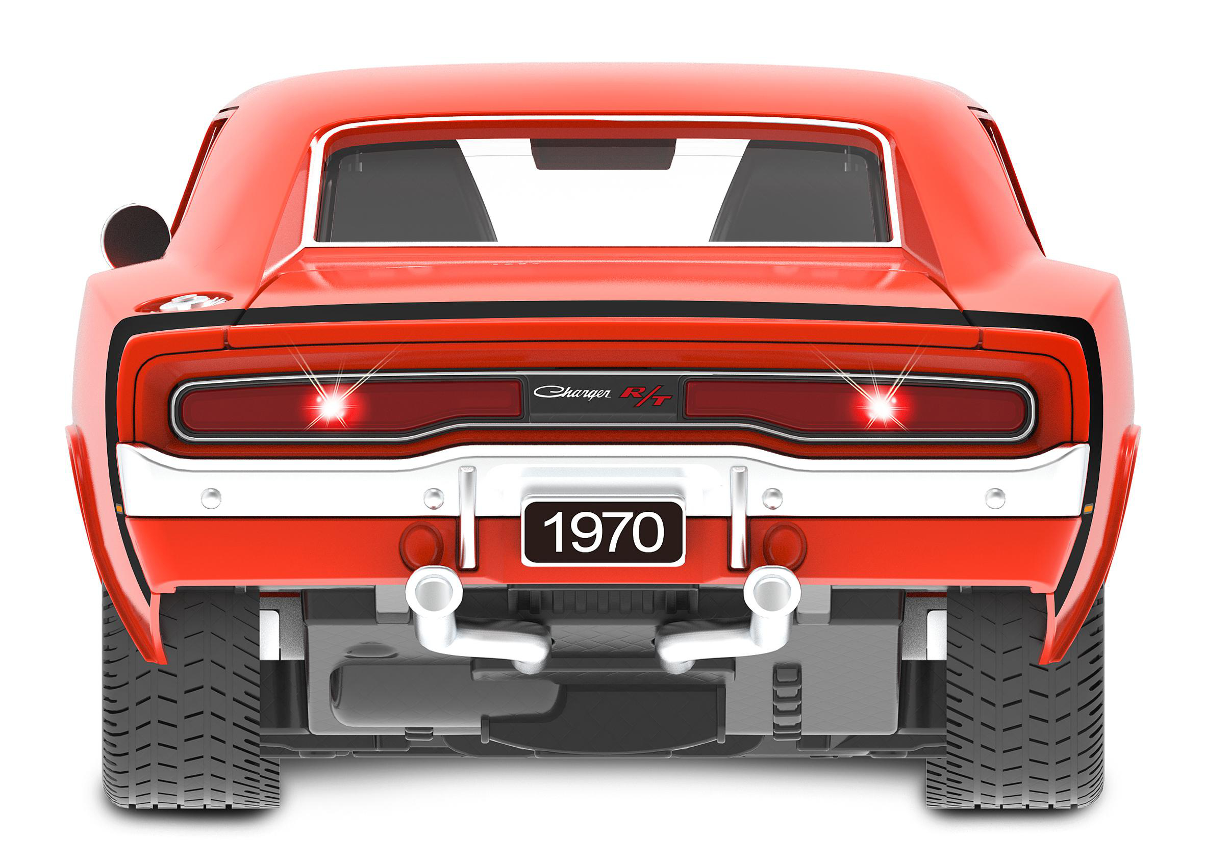 JAMARA KIDS Dodge Charger R/T 1970 Rot Tür 2,4GHz 1:16 R/C Spielzeugauto, manuell rot