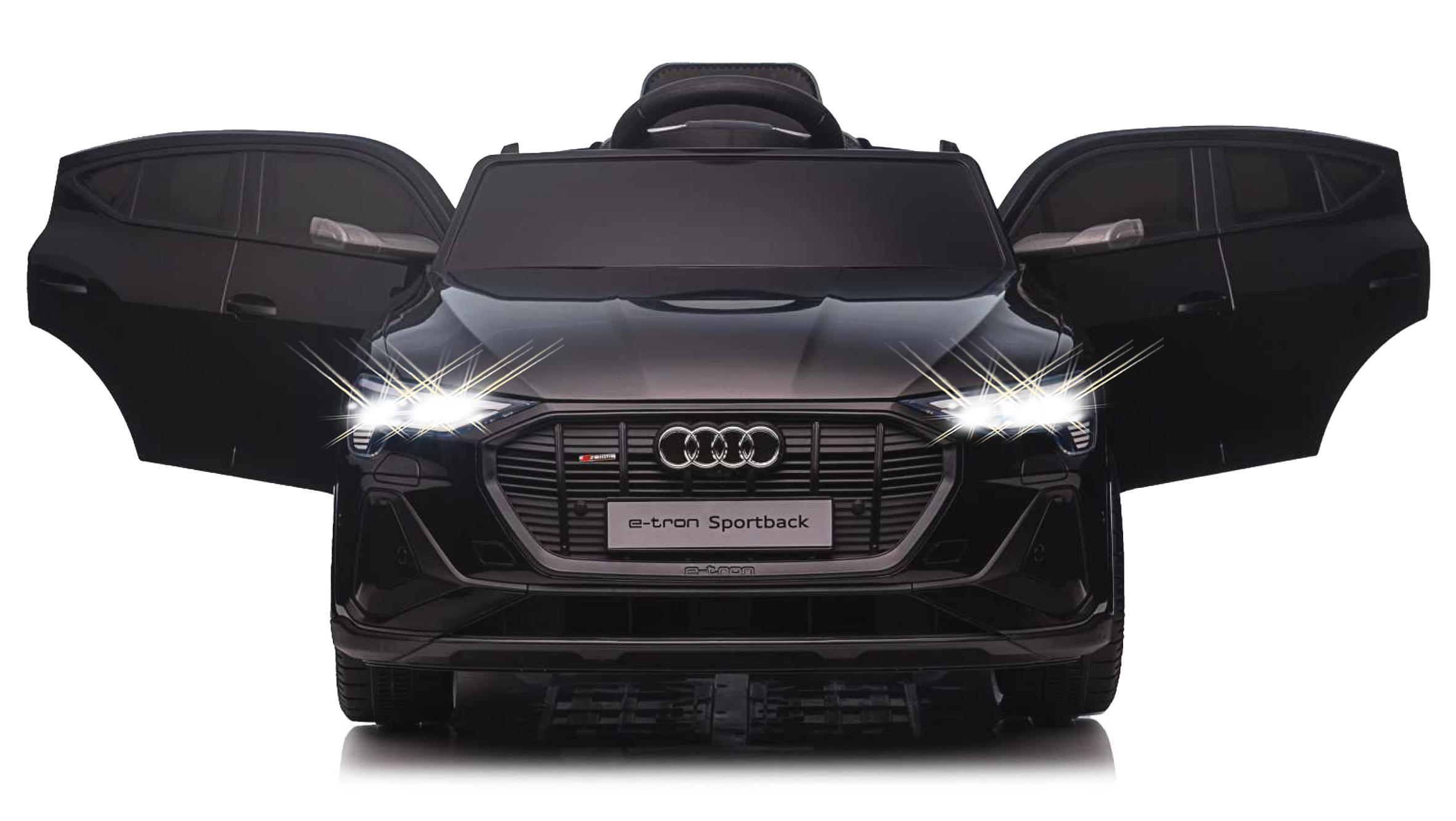 JAMARA KIDS Ride-on Audi e-tron Sportback 12V 2.4GHz Elektrofahrzeug Schwarz