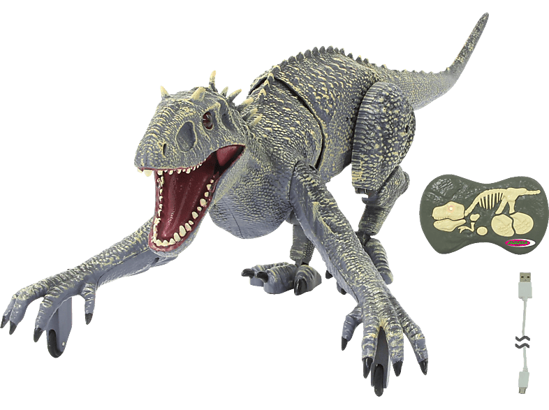 JAMARA KIDS Dinosaurier Exoraptor Li-Ion 3,7V 2,4GHz grau   Dino, Grau