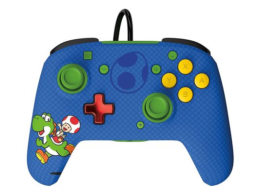 PDP Switch Rematch - Super Mario: Yoshi & Toad - Controller (Blu)