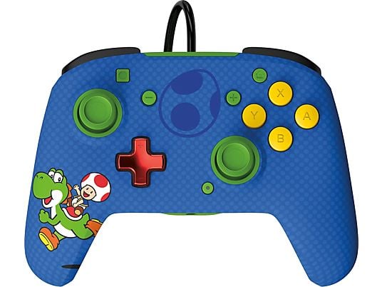 PDP Switch Rematch - Super Mario: Yoshi & Toad - Contrôleur (Bleu)