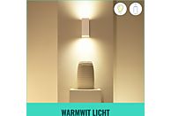 WIZ Up and Down Wandlamp 5 W GU10 Gekleurd en Wit Licht 2 spots Wit