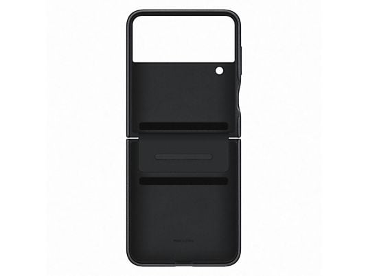 SAMSUNG Flap Leather Backcover, für Samsung Galaxy Z Flip4 5G, Schwarz