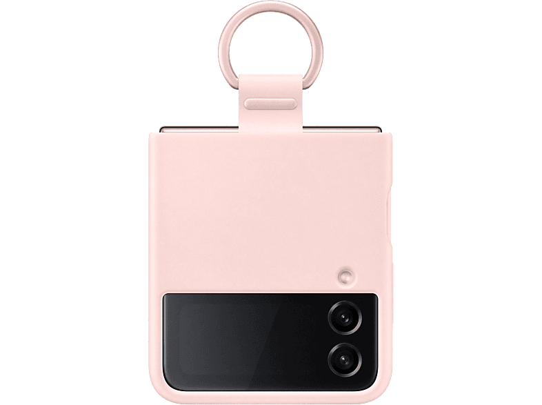 SAMSUNG Galaxy Z Flip4 Silicone Cover with Ring Pink kopen? MediaMarkt