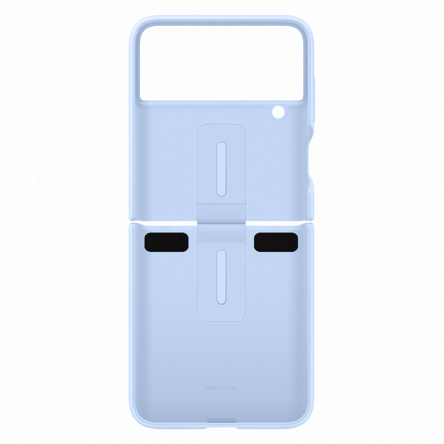 SAMSUNG Galaxy Z Flip4 Silicone Cover with Ring Arctic Blue