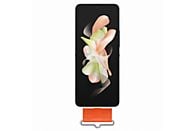 SAMSUNG Galaxy Z Flip4 Silicone Cover with Strap White
