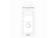 SAMSUNG Galaxy Z Flip4 Clear Cover with Ring Transparent