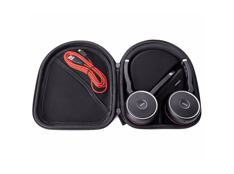 JABRA Evolve 75 Over-ear Headset met Noise-cancelling Zwart