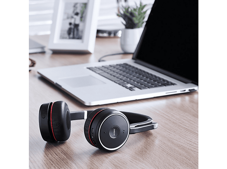 JABRA Evolve 75 Over-ear Headset met Ruisonderdrukking Zwart