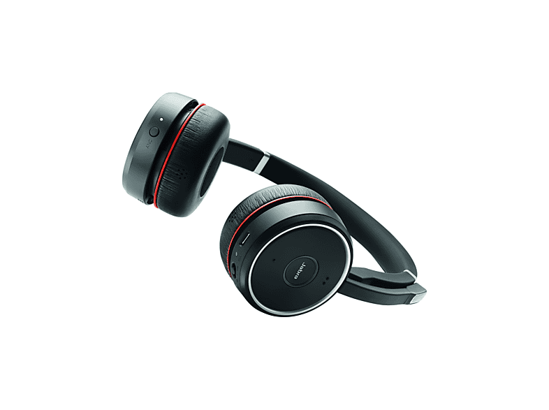 JABRA Evolve 75 Over-ear Headset met Ruisonderdrukking Zwart