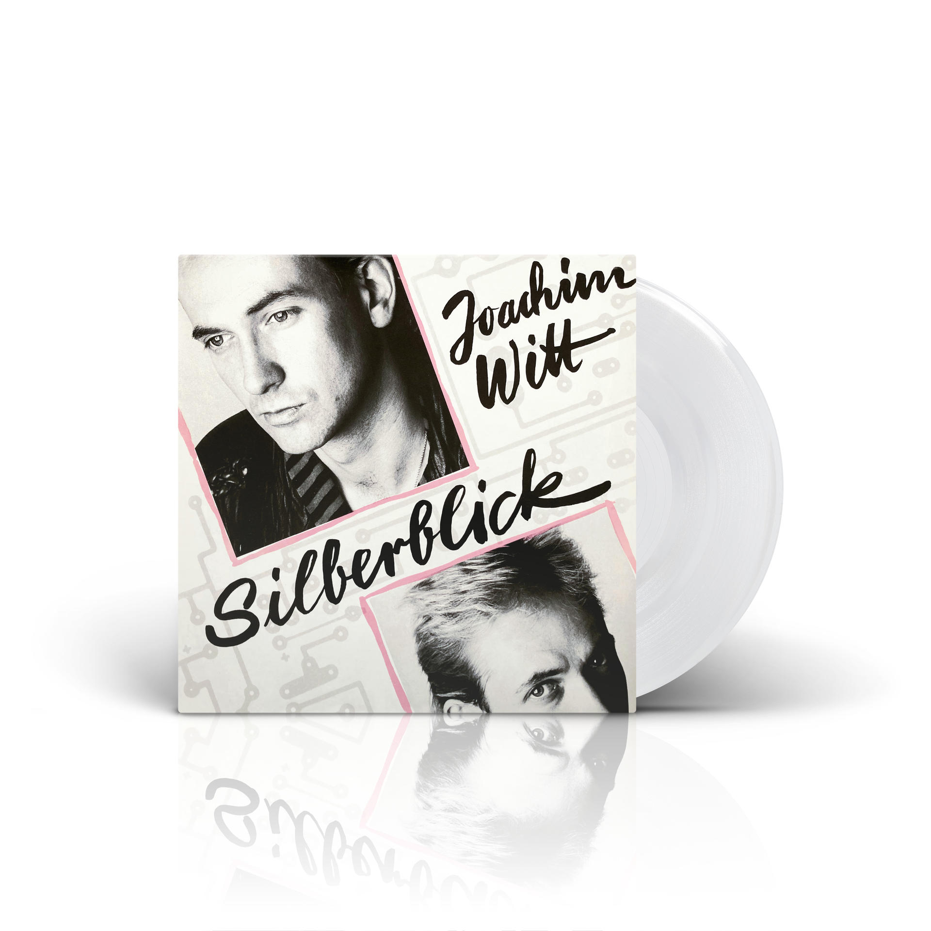 Albumcover mit zwei Gesichtern eines Mannes und dem Titel "Silberblick" mit dem Namen "Joachim Witt".