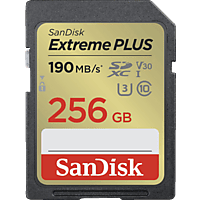 SANDISK SDSDXWV-GNCIN EXTR.PLUS 2, SDXC Speicherkarte, 256 GB, 190 MB/s