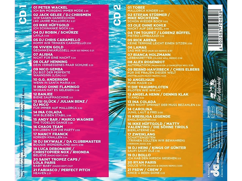 Thumbnail - VARIOUS - Ballermann 6 Balneario präs. Die Pool Party 2022 (CD)