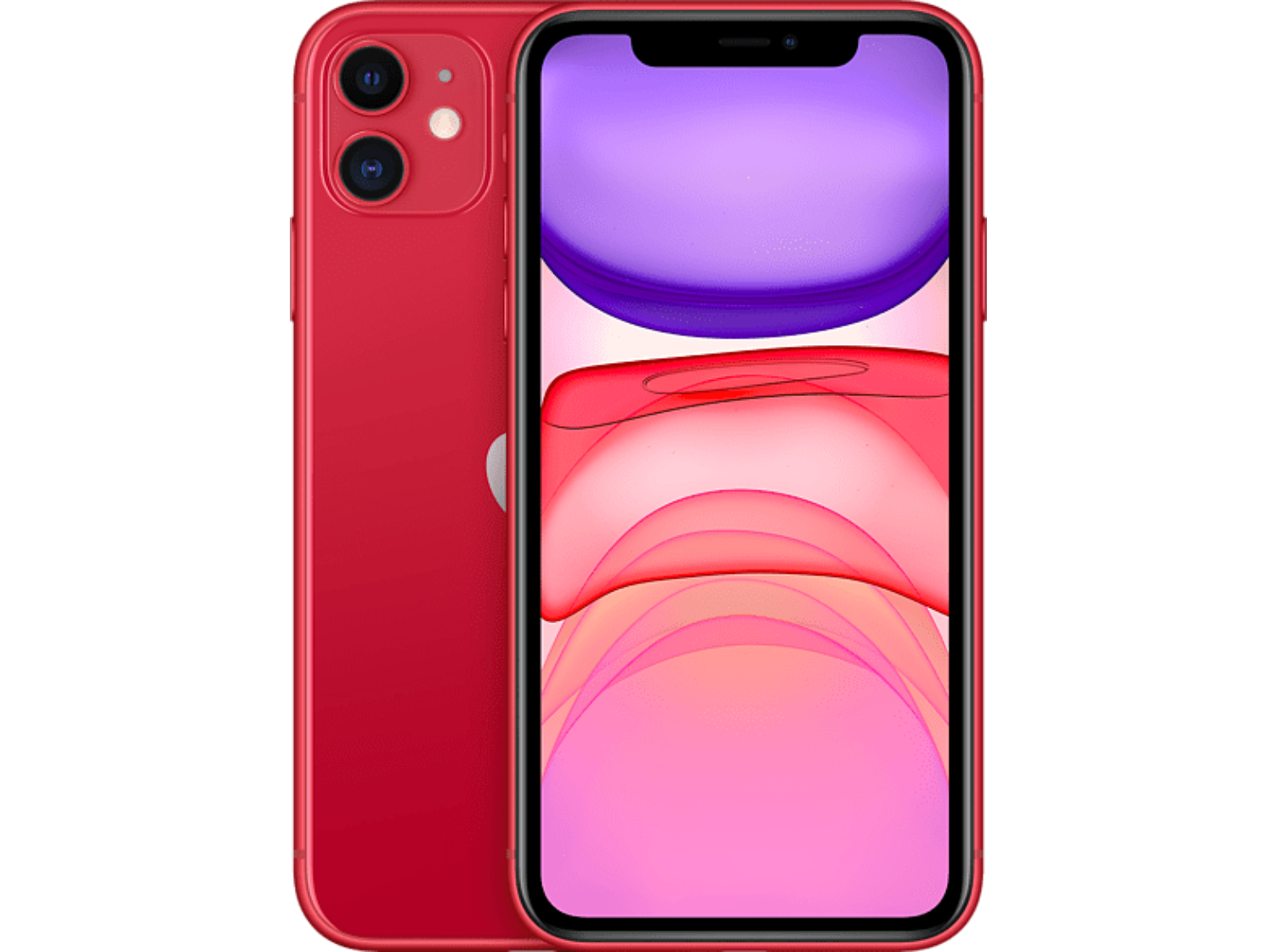 Apple iPhone 11 (PRODUCT)RED, Rojo, 256 GB, 4 GB RAM, 6.1
