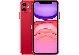 Apple iPhone 11 (PRODUCT)RED, Rojo, 128 GB, 6.1" Liquid Retina HD, Chip A13 Bionic, iOS