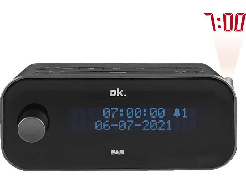 CR-605BK Internetradio DAB+ FM-Radio Kopfhöreranschluss