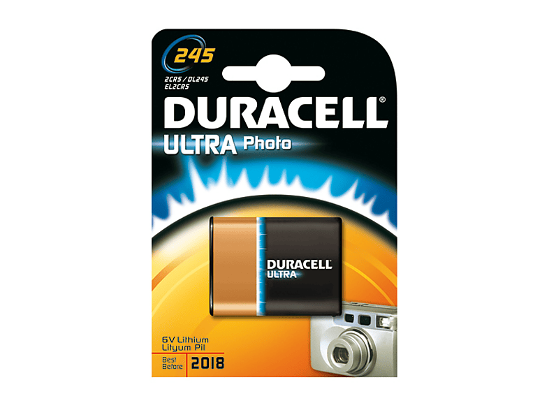 Duracell DL245A/CR245A Ultra Lithium 245 Fotobatterie, Einzelpackung — Foto 2 von 2