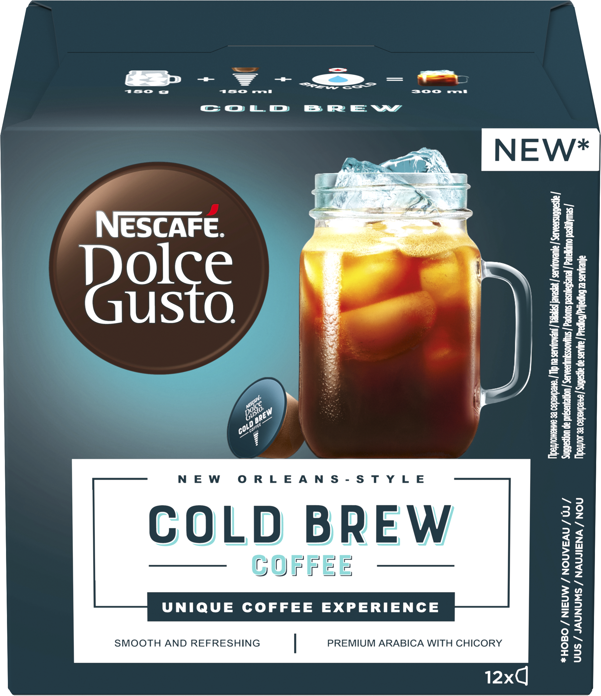 NESCAFÉ DOLCE GUSTO Nescafé Dolce Gusto Cold Brew, 12 db kapszula