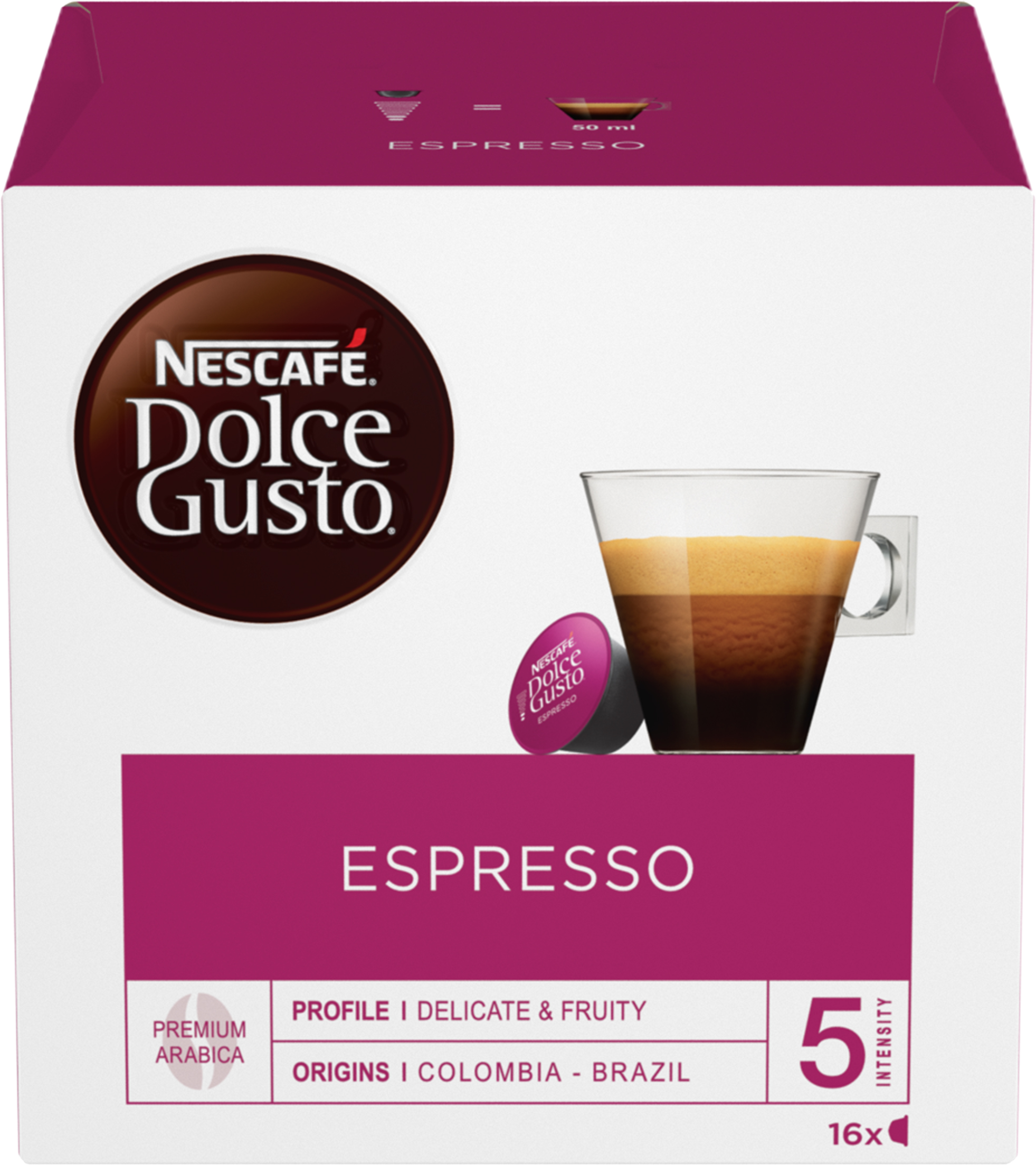 NESCAFÉ DOLCE GUSTO Espresso kávékapszula, 16 db