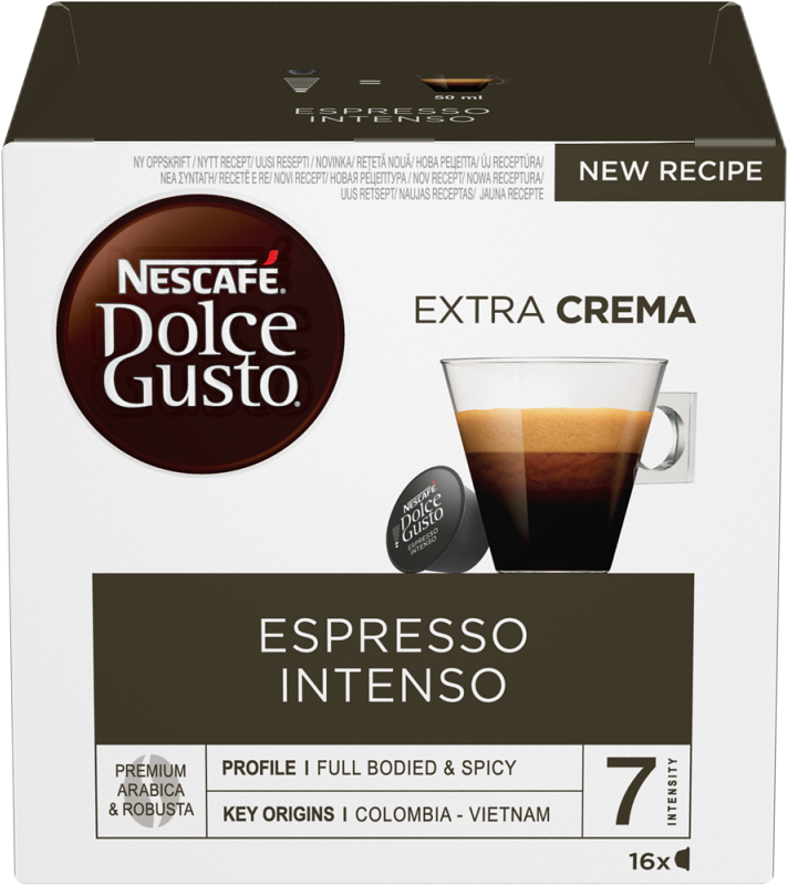 NESCAFÉ DOLCE GUSTO Espresso Intenso kávékapszula, 16 db