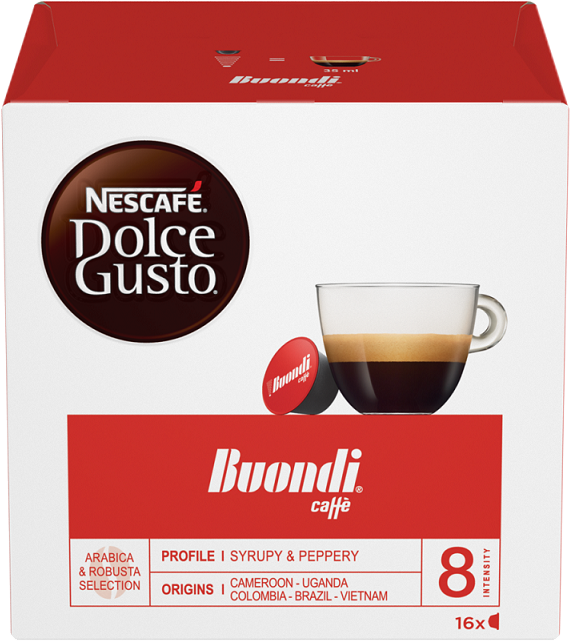 NESCAFÉ DOLCE GUSTO Buondi Café kávékapszula, 16 db