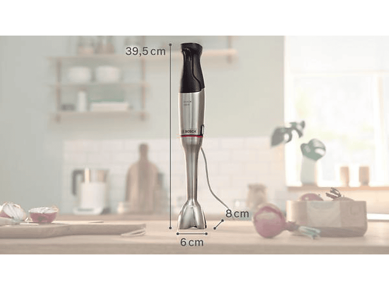 Thumbnail - BOSCH MSM6M8X1 Serie 6 Ergomaster Stabmixer Stainless steel (1200 Watt)