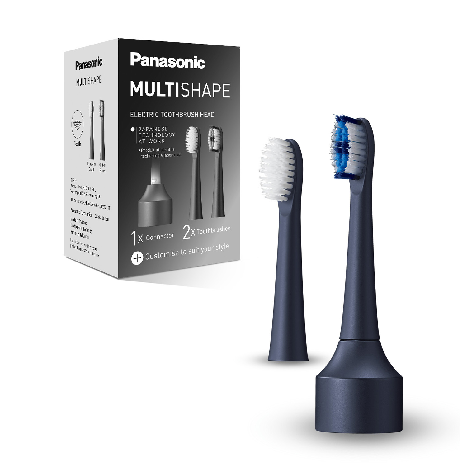 Testine per spazzolino elettrico a vibrazione sonica Panasonic Er-Ctb1-A301