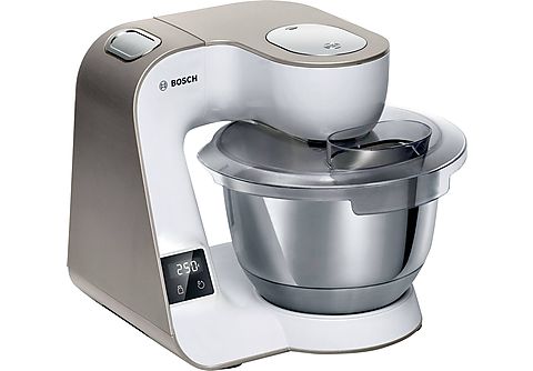Robot de cocina - Bosch MUM5XW20, 1000 W, 7 potencias, 1.25 l, Blanco