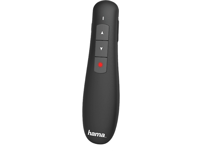 Presentador láser - Hama 00139915, Con receptor USB 2.0, Negro