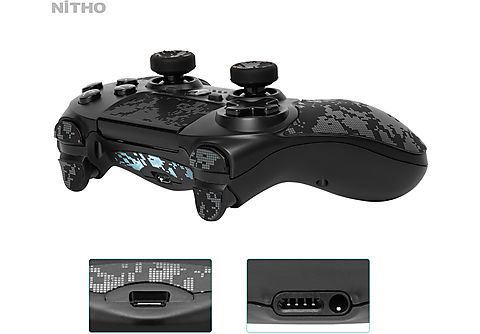 NITHO ADONIS™ CAMO Bluetooth® Wireless Controller Schwarz/Grau für  PlayStation 4, PC Controller kaufen | SATURN