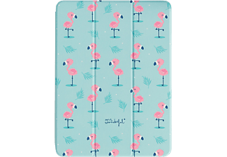 Funda tablet | Wonderful WMRIPD002 Flamencos, Para iPad de 10.2", Cierre con imán, Multicolor