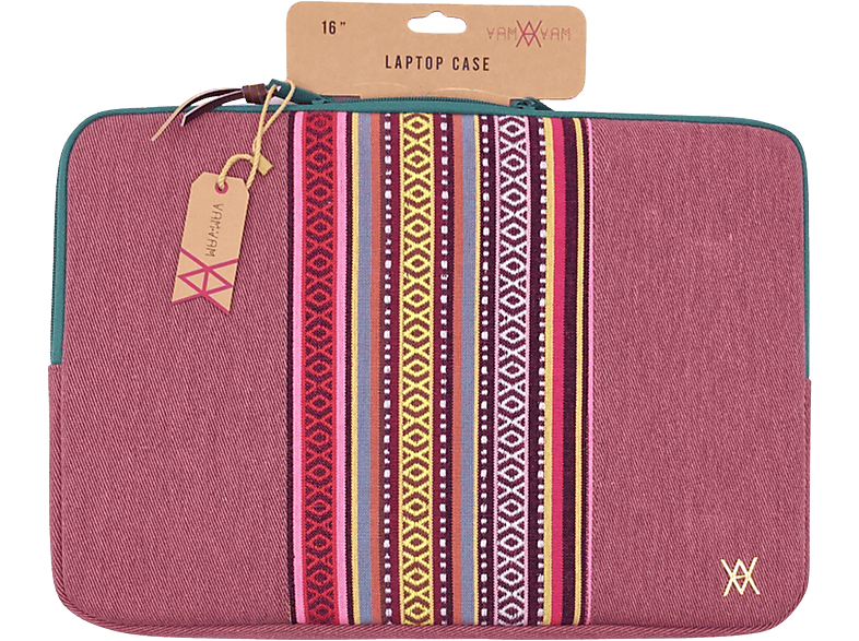 Funda portátil - Vam VALAP002W Cereza, Para de 16", Textil, Multicolor