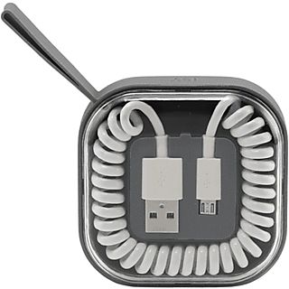 Cable USB - ISY IUC-4000, De USB-A  a Lightning/Micro-USB/USB-C, 3 en 1, 0.5 m, Blanco