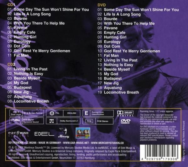 Jehtro Tull - Live At Montreux 2003 (2CD+DVD Digipak)  - (CD + DVD Video)