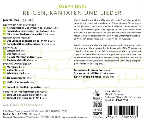 Wende-Ehmer/Münchner Frauenchor/+ - Reigen,Kantaten und Lieder  - (CD)