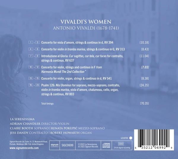 La Serenissima - Vivaldi's Women  - (CD)