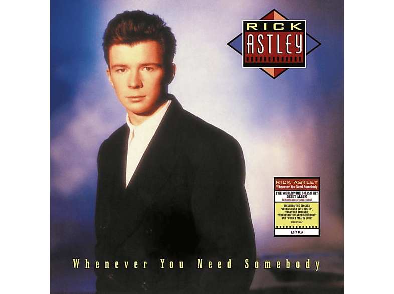 Rick Astley YOU SOMEBODY - WHENEVER - (Vinyl) REMASTER) (2022 NEED