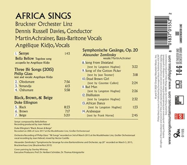 Kidjo,  Achrainer/Davies/Bruckner Orchester Linz - Africa sings  - (CD)