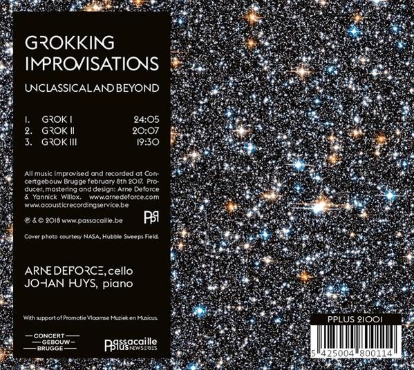 DEFORCE, ARNE   CELLO/HUYS, JOHAN - Grokking Improvisations  - (CD)