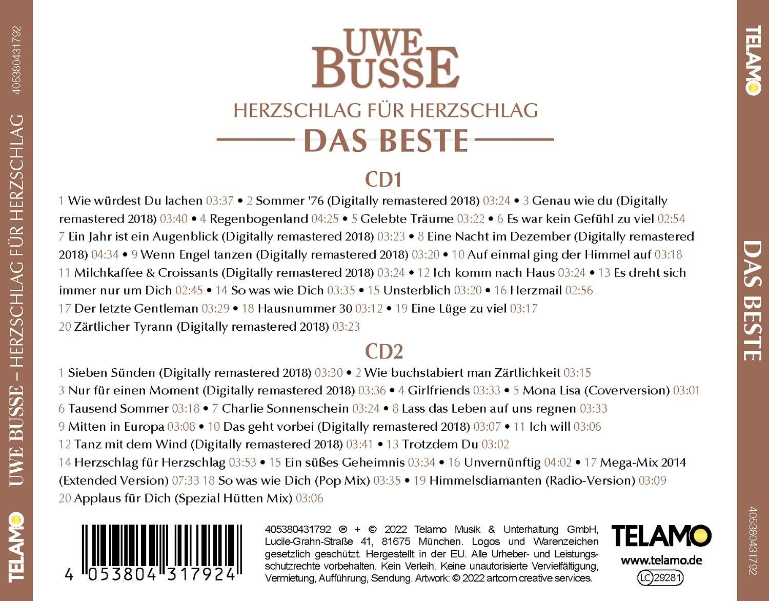 CD-Cover mit deutschem Text über eine Zusammenstellung.