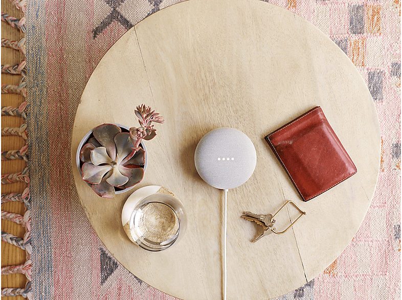 GOOGLE NEST Mini Chalk Slimme speaker Wit | MediaMarkt