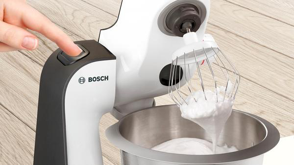 BOSCH MUM5XL72 Küchenmaschine Mineral grey (Rührschüsselkapazität: 3,9 l, 1000 Watt)