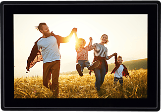 ROLLEI Smart Frame WiFi 100 mit App-Funktion Digitaler Bilderrahmen, 25,53 cm, 800 x 1280p, Schwarz