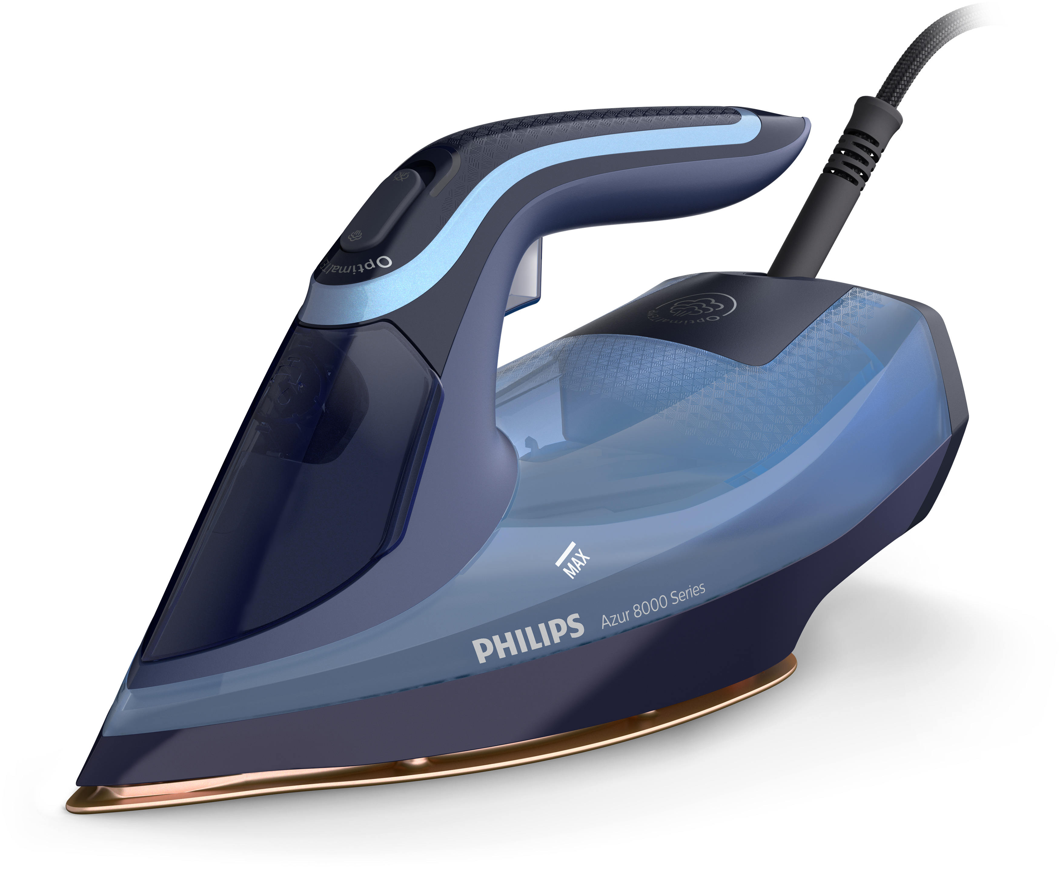 Plancha De Vapor philips dst802020 calentamiento vertical 240 g 0.3 l azul azur serie 8000 55 gmin continuo impulso 3000 w